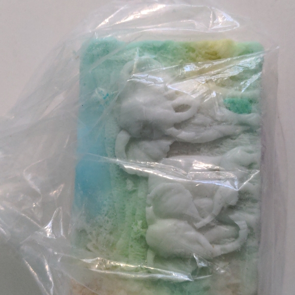 Handmade Elephant Shea Butter & Coconut Soap and Flower with Dragonfly Soap - Picture 2 of 5